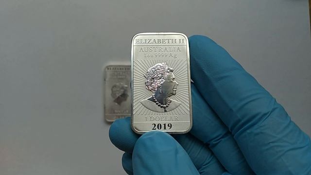 ЛУЧШАЯ СЕРИЯ ПРЯМОУГОЛЬНЫХ МОНЕТ СЛИТКОВ ! Монеты Австралии доллар 2018 года и доллар 2019 года