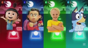 Тайлс Хоп Баттл: Я краснею, Блуи, Влад и Ники против Гадкого Я 4 — Музыкальный Ритм