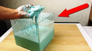 Неньютоновская жидкость в аквариуме! Я сделал ее!