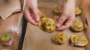 КАРТОФЕЛЬ с начинкой в духовке❗🔥 Запеченная картошка в духовке❗🔥