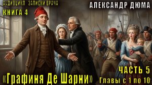 Александр Дюма "Записки врача" книга 4 "Графиня Де Шарни" часть 5 главы с 1 по 10
