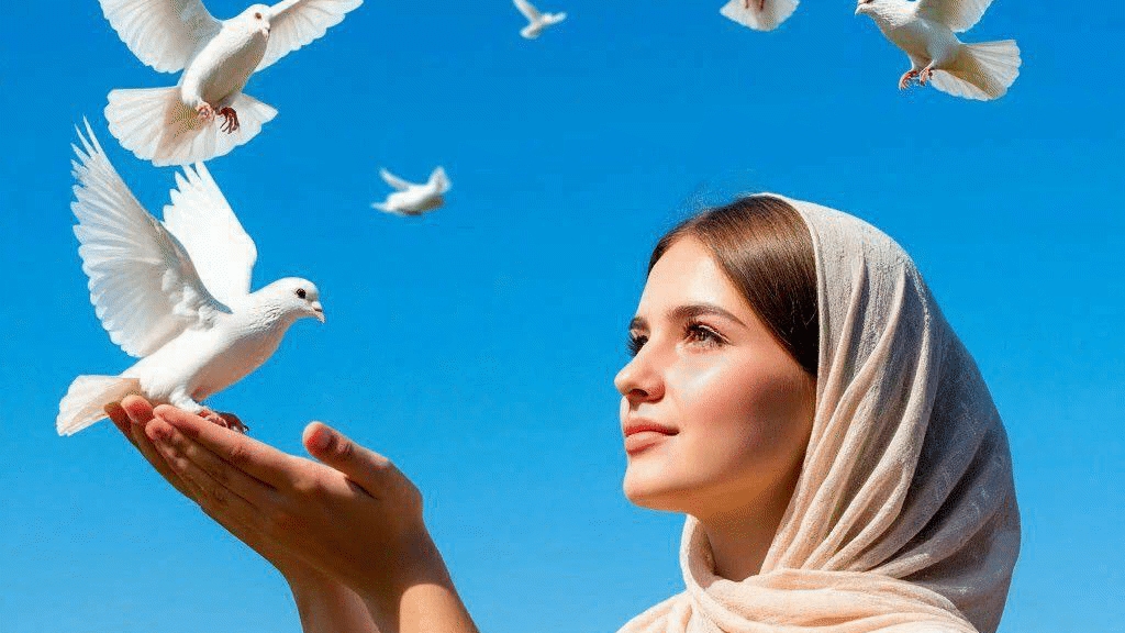 Момент спасения. С Благовещением Пресвятой Богородицы. Трогательная музыкальная открытка.