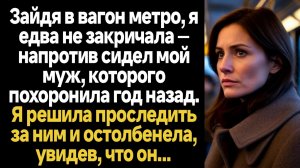ИСТОРИИ ИЗ ЖИЗНИ/Я увидела в метро своего умершего мужа и решила проследить за ним