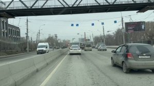 4K Новосибирск Богдана Хмельницкого Ипподромская Коммунальный мост Проспект Маркса Жилье Сити154 НСК