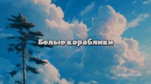 Белые кораблики