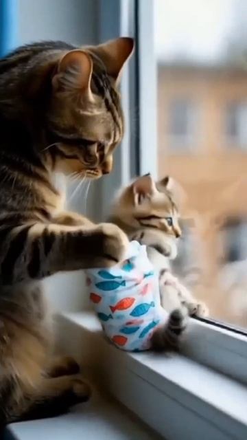 Китики в роддоме #Котик #нейромульт #Мурр #котик #Огогого #Коты #Мама #Мултикадр #Зароботок #мяу