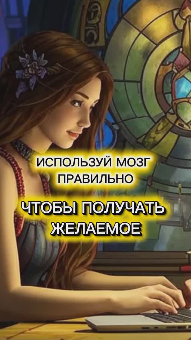 Используй мозг правильно, чтобы получать желаемое