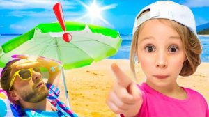 Настя объясняет детям правила хорошего поведения