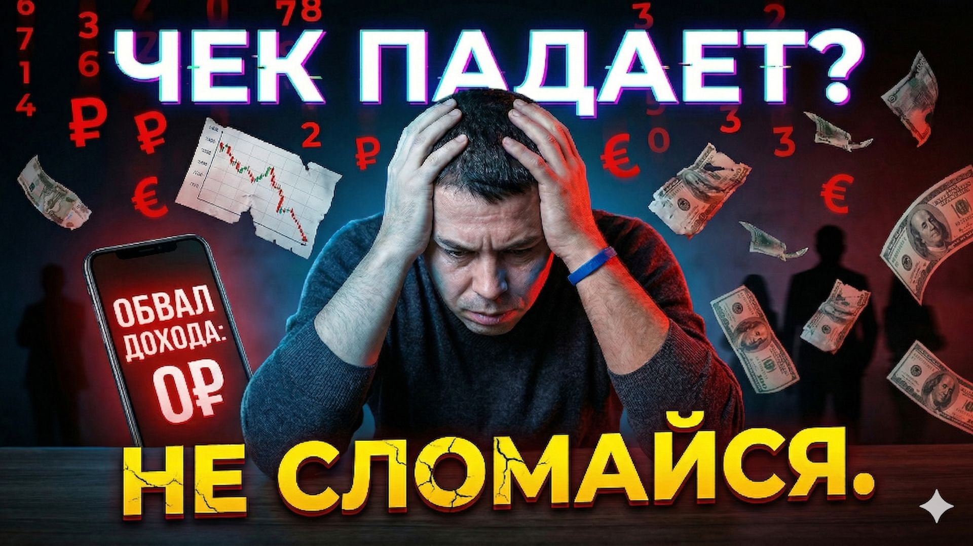 Как пережить падение чека и не сломаться психологически.