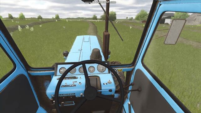 Заготовка сена на МТЗ-82 FarmingSimulator25
