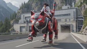 ЖЕЛЕЗНЫЙ  КОТ против Крысиного Короля - битва с кайдзю в Токио. Мультики для детей. Детские мультики