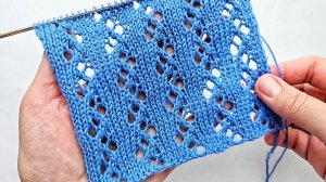 Нежный лаконичный ажур ⭐ Узор для вязания летнего топа ⭐ Схема