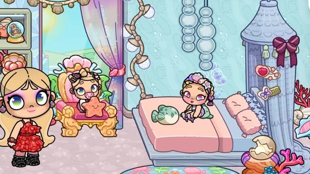 КОМНАТЫ ДЛЯ ТРОЙНЯШЕК в AVATAR WORLD ИСТОРИЯ 💕 РУТИНА СЕМЬИ 👨_👩_👧_👦 ОБНОВЛЕНИЕ СЕРИАЛ