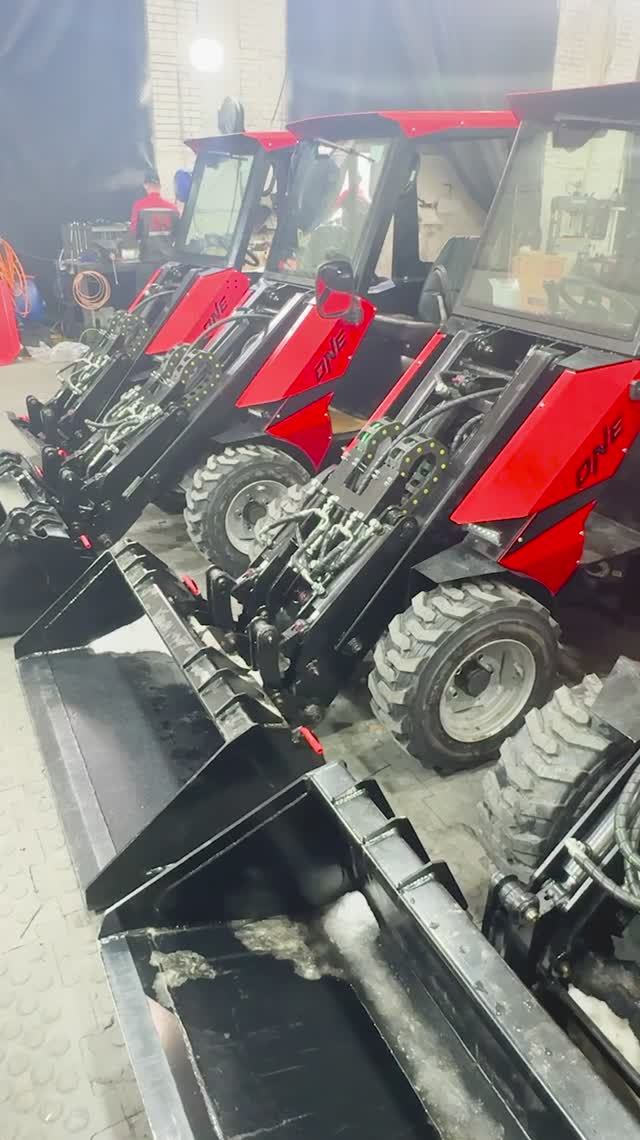 Мини-Погрузчики RED One  Сборочный цех  Сделано в России!