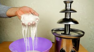 Что если залить неньютоновскую жидкость в шоколадный фонтан?