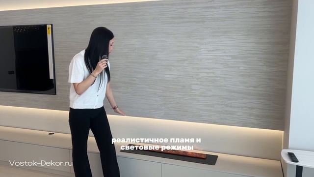 Индивидуальная тумба ТВ под телевизор с паровым камином