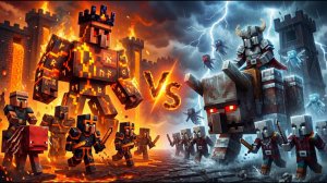 Железный Колосс против Опустошителя Майнкрафт