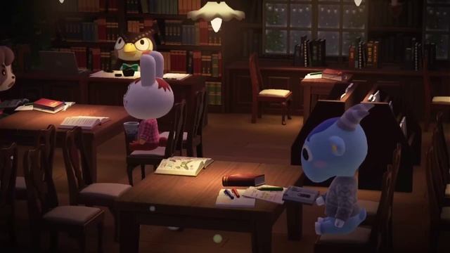 Детям. Тихое пианино в ночной библиотеке  для работы, учёбы и концентрации