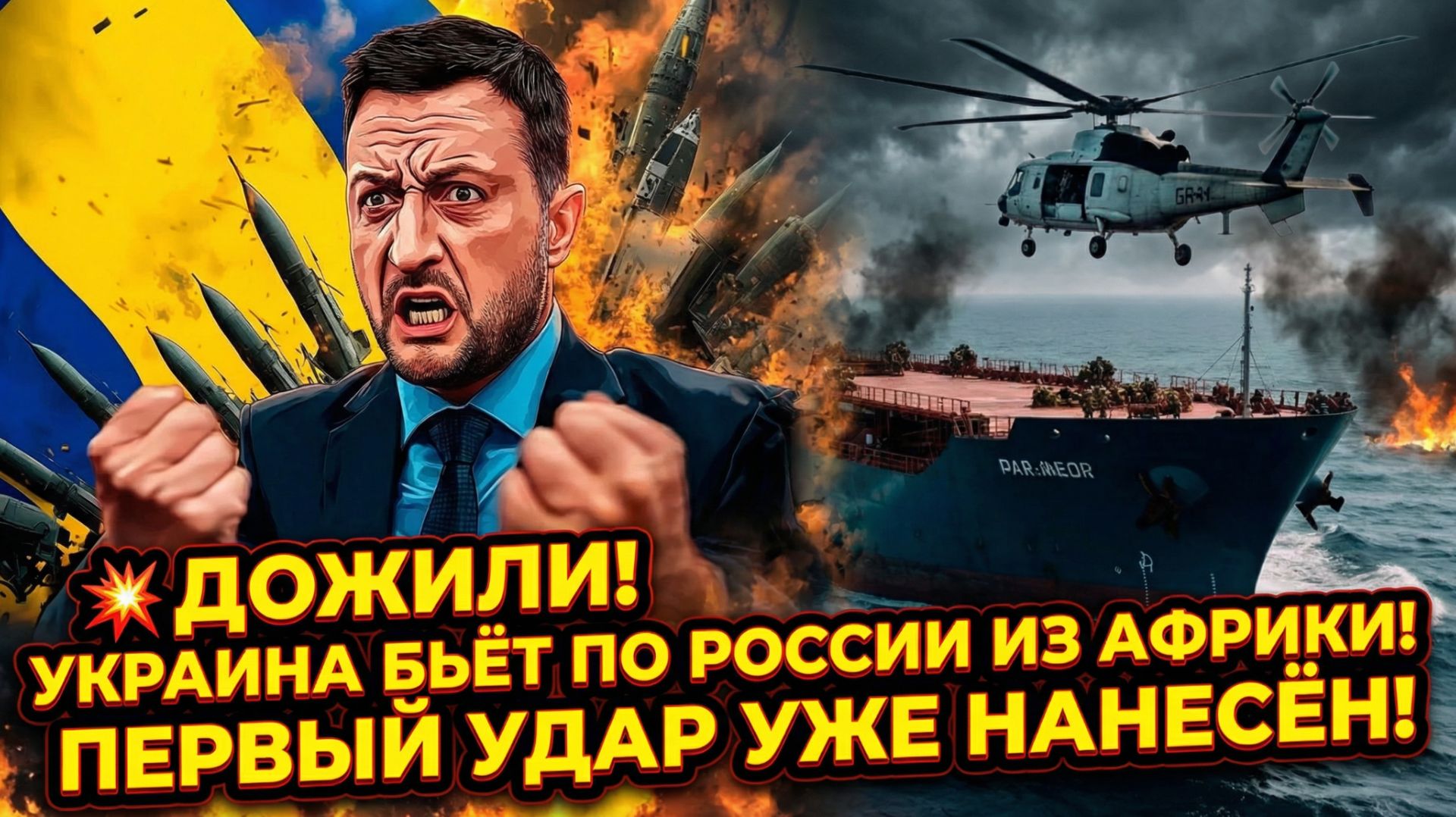 💥 СРОЧНО! УКРАИНА БЬЁТ ПО РОССИИ ИЗ АФРИКИ! ПЕРВЫЙ УДАР УЖЕ НАНЕСЁН! смотреть онлайн