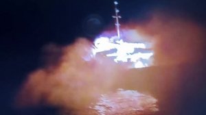 Появились кадры крушения сухогруза в Азовском море из-за атаки украинского беспилотника