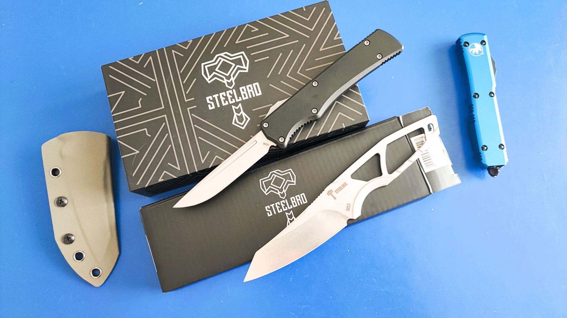 Распаковка новинок STEELBRO, супер ножи! #unboxing #edc #fishing #hunting #knife #super #survival