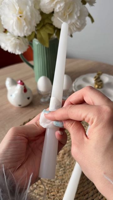 Сохраняйте быстрый способ украшения яиц и свечей🩷