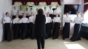 МАУ ДО "Ярковская ДМШ". Хор "Мелодия". Слова и мелодия традиционные "Вэсамахта" (Радуйся)