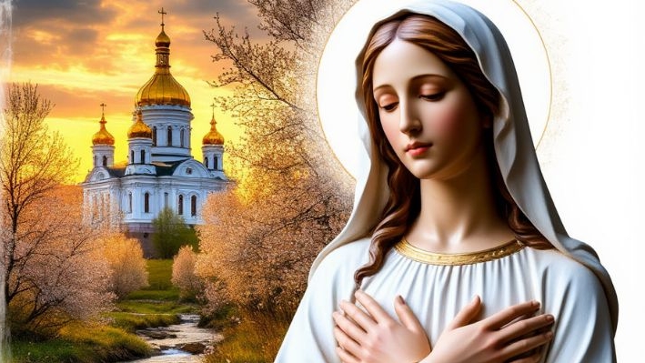 Мария и благая весть! С Благовещением. Самая лучшая музыкальная открытка.