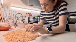 Утро на кухне: готовлю гороховый суп и еду для собаки 🌧