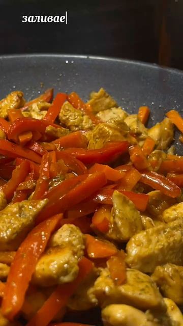 Лапша соба с курицей и овощами 🍝