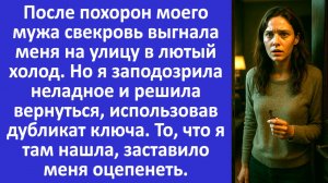Истории из жизни | После похорон моего мужа свекровь выгнала | Аудио рассказы | Жизненные истории