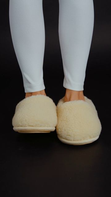 Тапочки Уютные белые