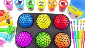 Мультики для малышей. Яркие Спрунки и овощи на липучках с желешками. Смотреть онлайн мультики детям.