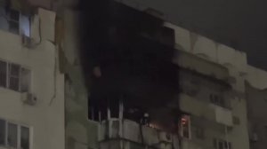 Последствия атаки БПЛА по жилым домам в Новороссийске.