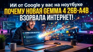 Серверный ИИ у тебя дома! Запуск локальной LLM Gemma 4