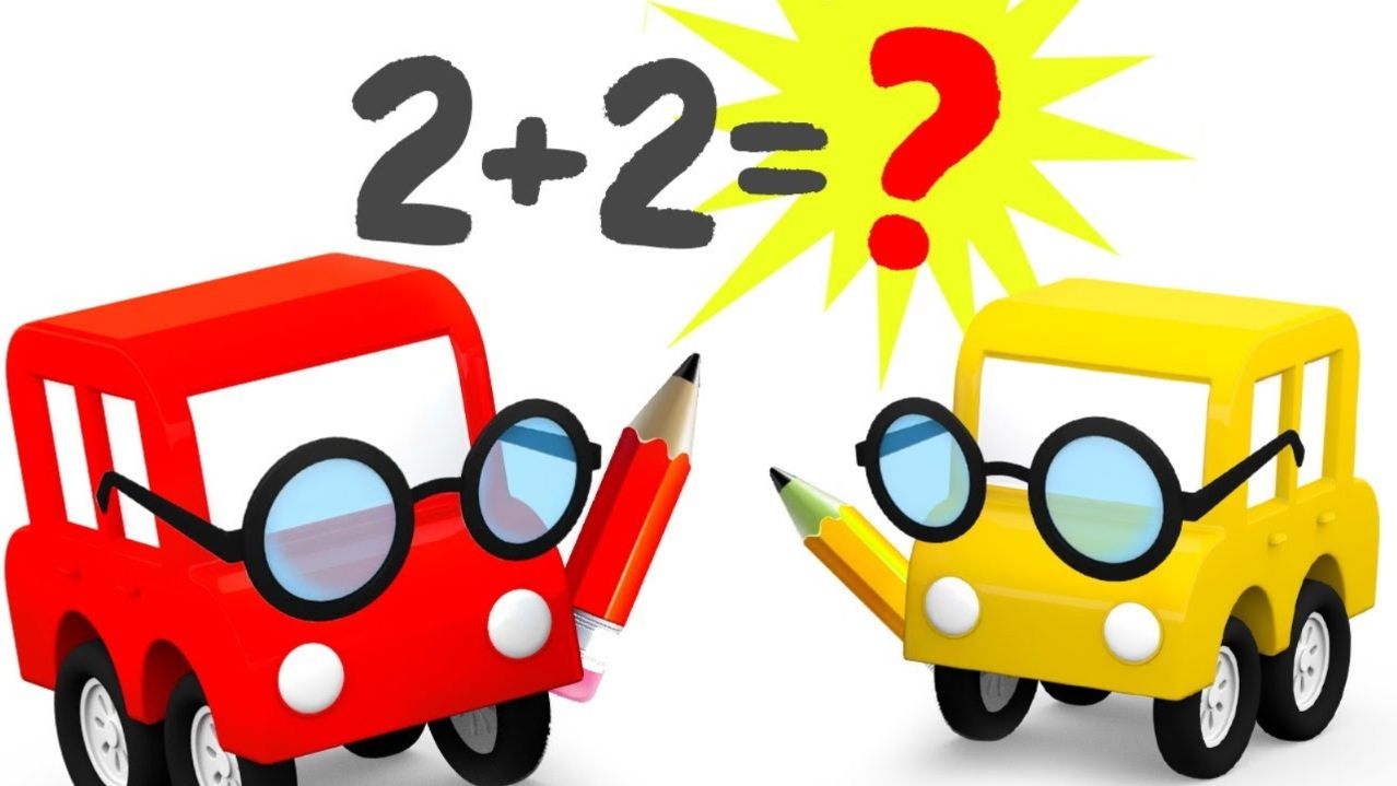 Грузовичок Лева и 4 машинки поют про цифры: сборник мультиков и песенки для детей