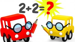 Грузовичок Лева и 4 машинки поют про цифры: сборник мультиков и песенки для детей