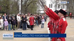 Дань уважения предкам отдали казаки на «Часе славы Кубани» в Краснодаре