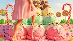 Какую лестницу выберешь ты? Яркое ИИ видео. ASMR, АСМР видео.