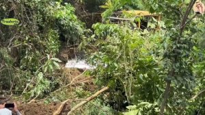 Строительство, расчистка горной дороги