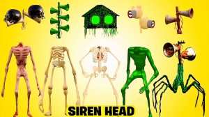 📢 СИРЕНОГОЛОВЫЙ 📢 - СОБЕРИ СИРЕНОГОЛОВОГО ПРАВИЛЬНО. SIREN HEAD - ВИДЫ.