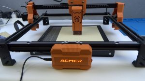 Acmer S2 4w недорогой лазерный гравер 300x300 мм - для дерева, пластика, кожи, металла