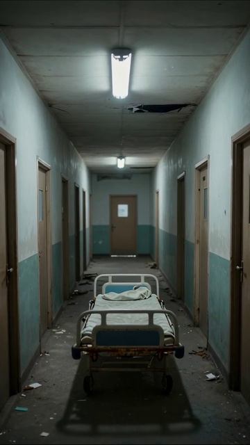 Пустые коридоры заброшенной больницы #заброшеннаябольница #страх #печаль