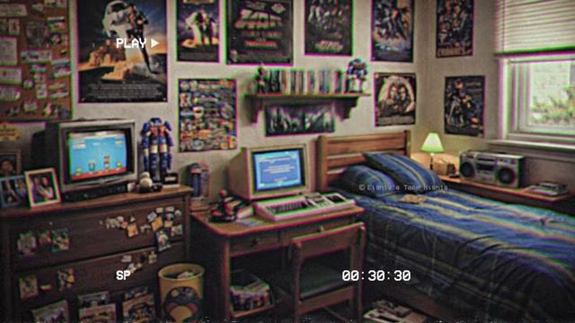 VHS CRT Glow Vaporwave ~ Synthwave ⧸⧸ It’s 1988 Nostalgia Night Mix