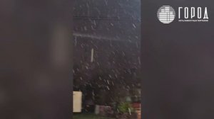 Краснодар накрыл снегопад