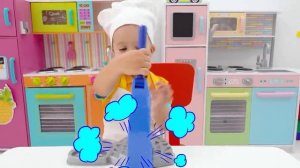 Дети учатся выбирать здоровую еду в супермаркете