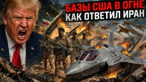 ИРАН НАСТУПАЕТ: МАССИРОВАННЫЙ УДАР ПО БАЗАМ США: ЧТО ПРОИСХОДИТ