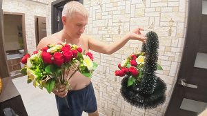 Купила мужу ЦВЕТЫ, он в ШОКЕ от моего выбора! Сделала себе ПОДАРОК, красивый маникюр) СПЛЕТНИ) Влог