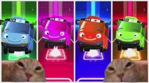 Автобус ТАЙО и РАЗНОЦВЕТНЫЕ ГЕРОИ 🚌 Веселый МУЛЬТИК танец машинок