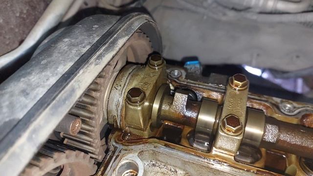 Замена ремней генератора и кондиционера, а также замена прокладки клапанной крышки на Форд фокус 1.4